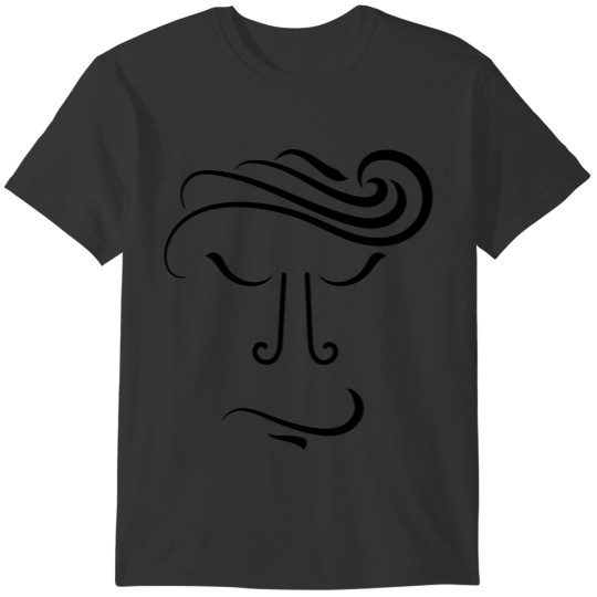 Abstract face T-shirt