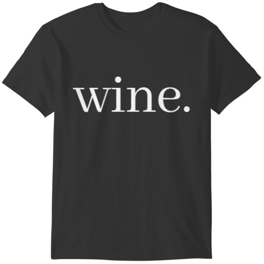 Wine white T-shirt