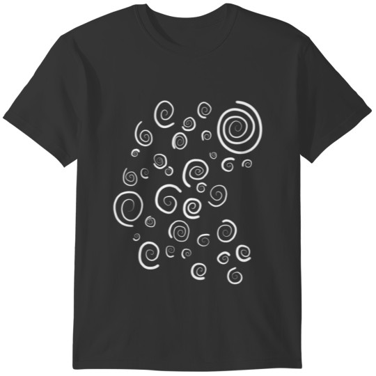 squiggle, curl T-shirt