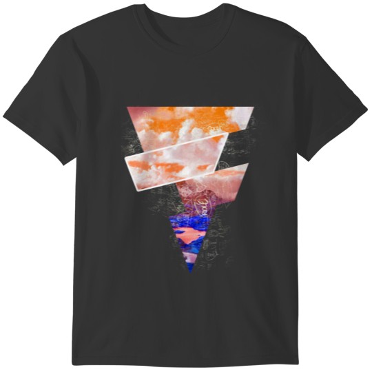 abstract nature clouds T-shirt