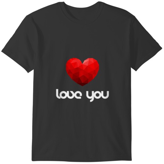 love you valentine's day marriage couple T-shirt