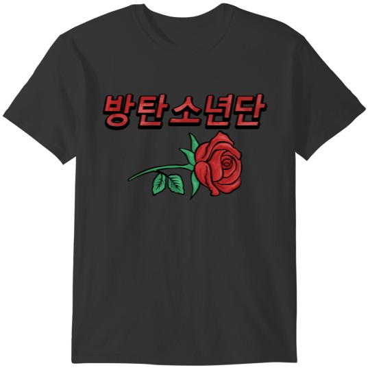 Bts Retro Rose T-shirt