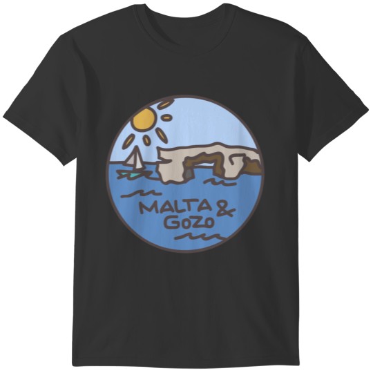 Malta Europe Travel Icon T-shirt