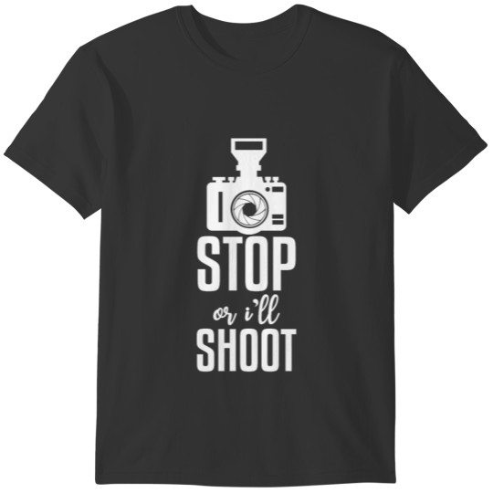 Photography camera T-shirt