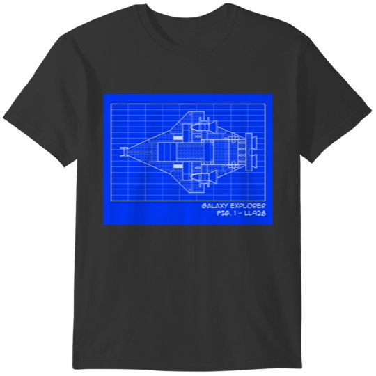 Galaxy Explorer Blueprint T-shirt