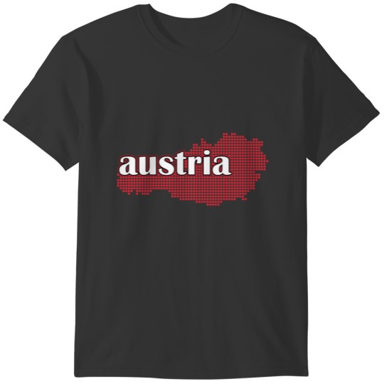 Austria Vienna Alpes Country Flag T-shirt