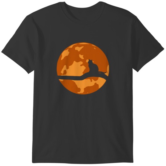 Full Moon Cat T-shirt