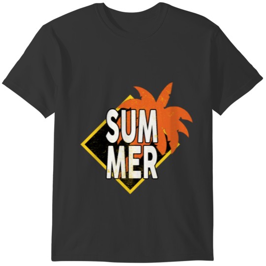 Summer Sun Summertime Beach Palm Vacation Gift T-shirt