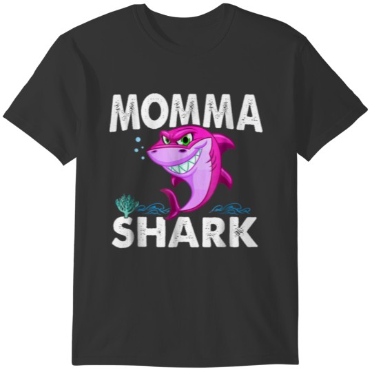 Momma Shark Shirt Awesome Funny Family Gift, Shark T-shirt