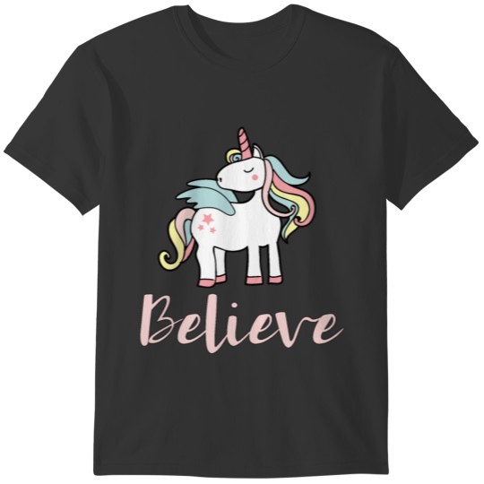 Alicorn Believe Pegasus Winged Unicorn T-shirt