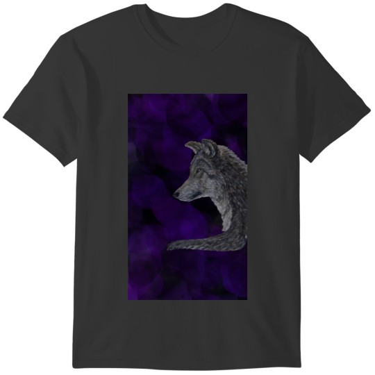 Wolf (blue/purple version) T-shirt
