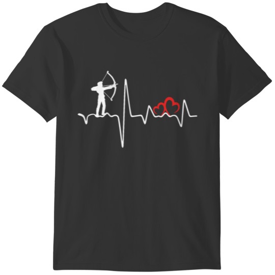 Heartbeat Archery Shirts For Men T-shirt