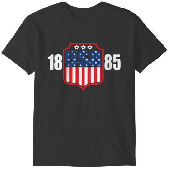 Nice American Flag Shirt Theme Saying "1885 USA" T-shirt