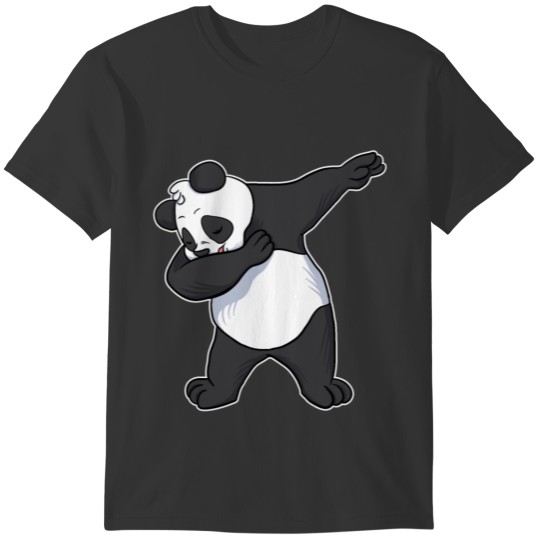 Panda Pandas Bamboo Funny Dabbing Dance Move Gift T-shirt