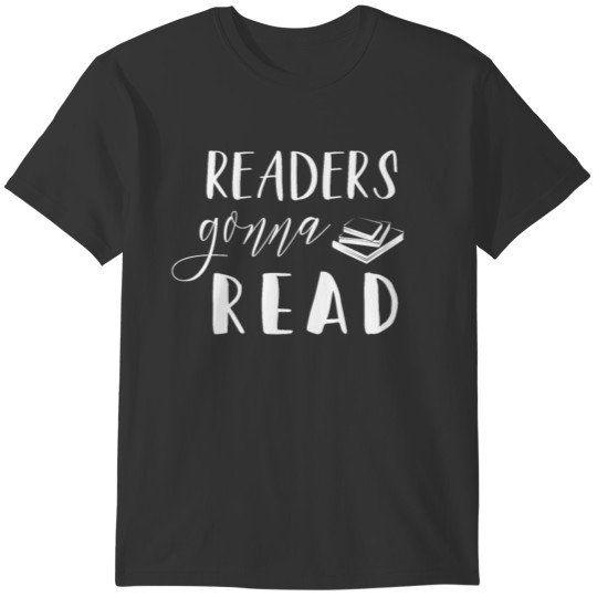 Readers Gonna Read - Vneck Or - Reading Book T-shirt