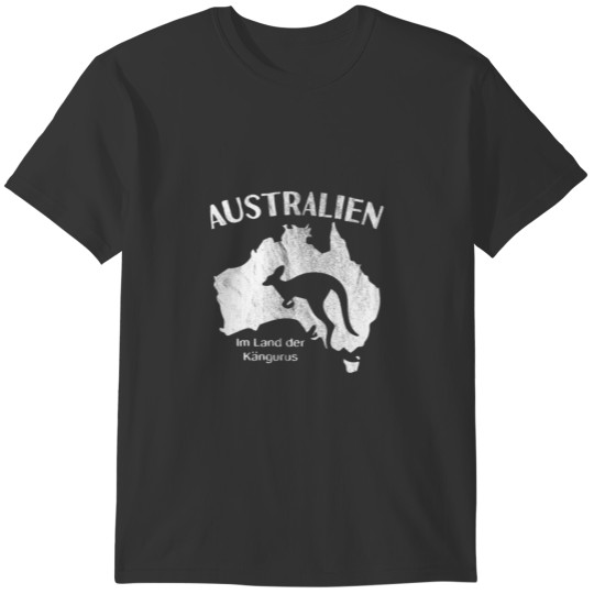 T-shirt for kangaroo and Australia fans T-shirt