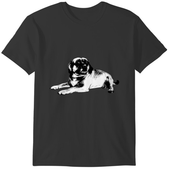 Puggle Cute Little Angry Puppy Sitting Dog Lovers T-shirt