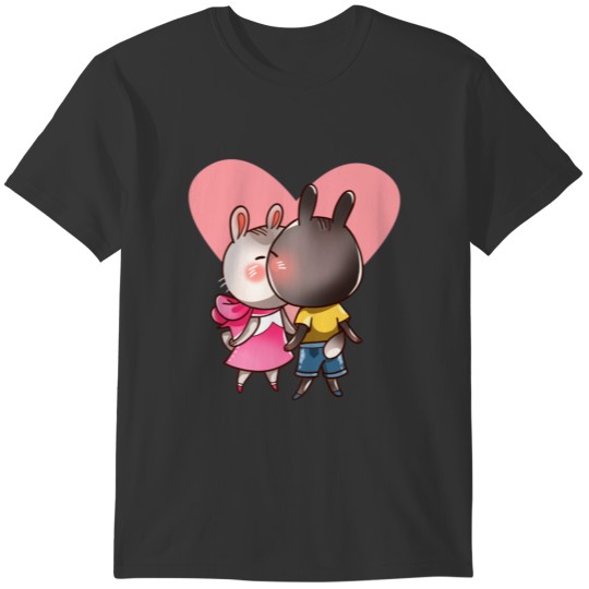 The loving couple in love T-shirt