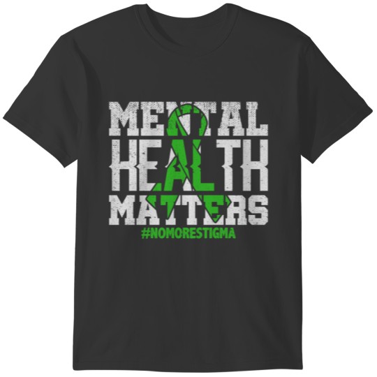 Mental Health Awarness No More Stigma T-Shirt T-shirt