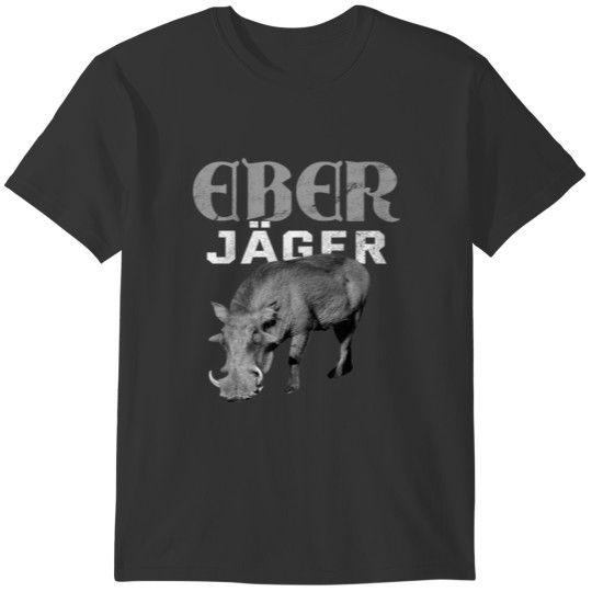 hunting gift wild boar hunter T-shirt