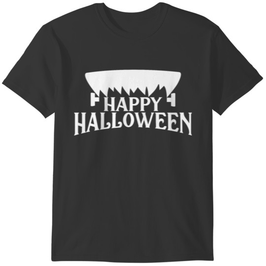Happy Halloween screw in head creepy gift T-shirt