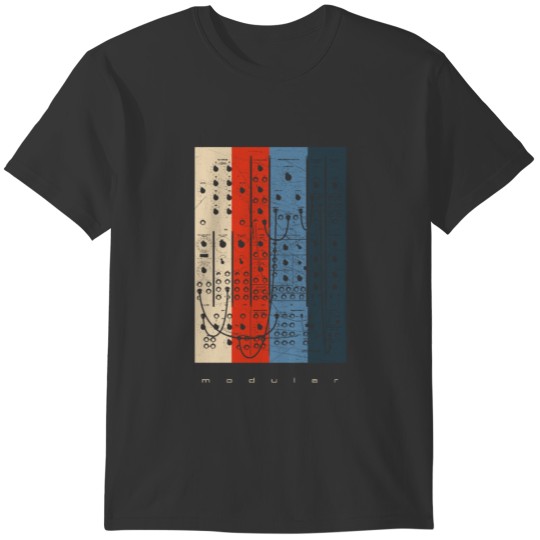 Vintage Modular Synthesizer - Analog Synth Nerd T-shirt