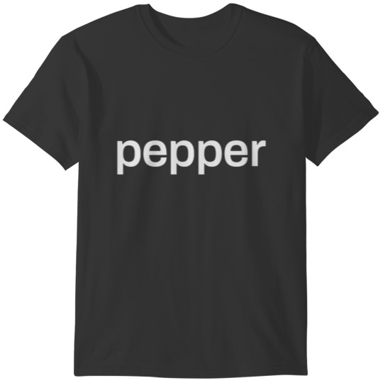 Pepper And Salt Couple Matching Costume T-shirt