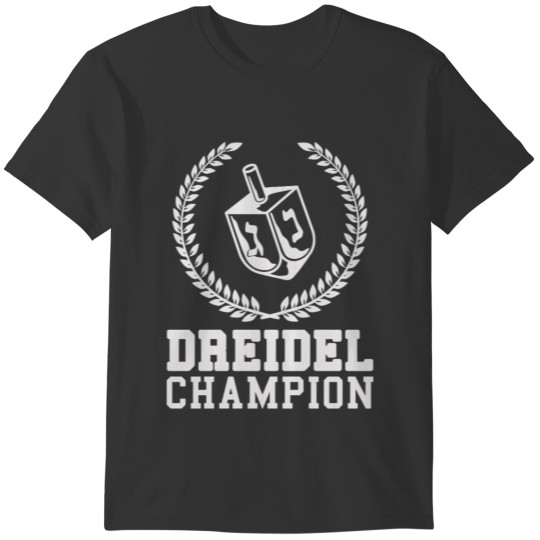 Dreidel Champion Funny Hanukkah Gift T-shirt