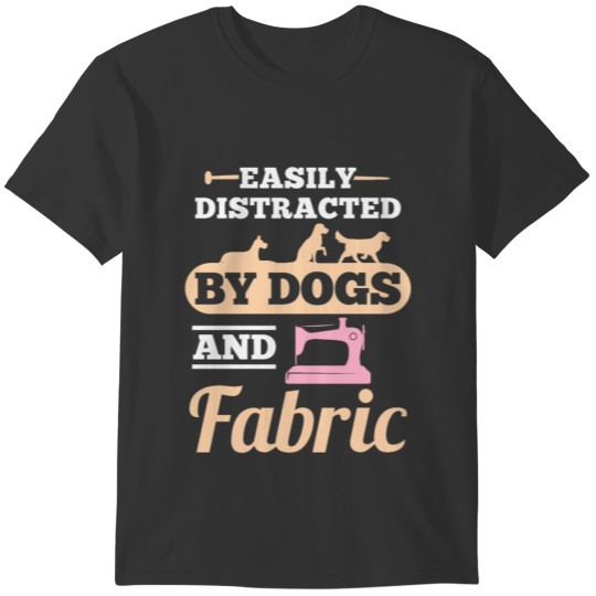 Quilting Fabric Dogs Gift T-shirt