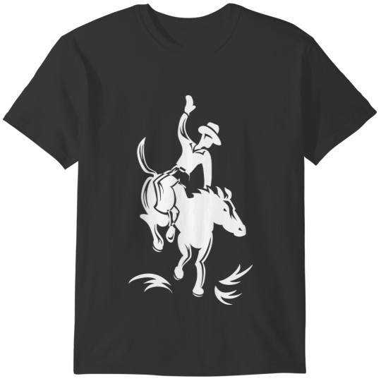 Cowboy Riding A Horse T-shirt