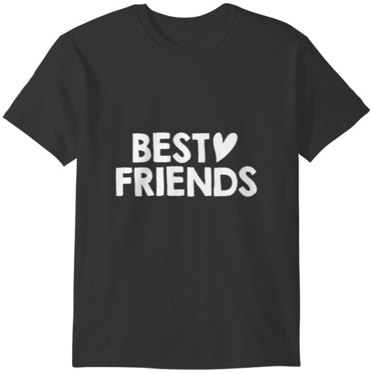 BEST FRIENDS HEART HEARTLY GIFT IDEA FOR BFF T-shirt