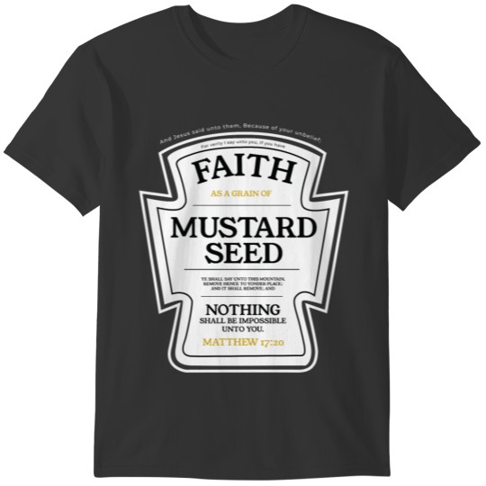 Condiment Label Christian Design T-shirt