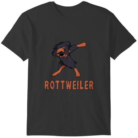 Dabbing Rottweiler Design / Dog Gift T-shirt