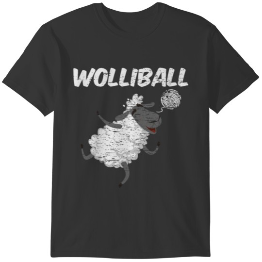 Volleyball Wolliball Sheep Wool Funny Gift T-shirt