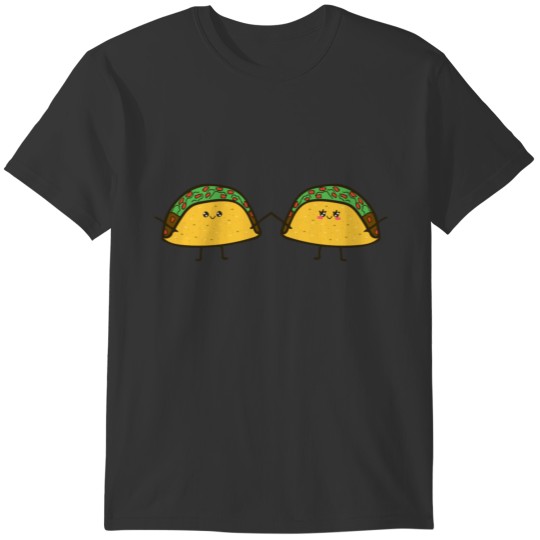 Taco - Cute - Couple T-shirt