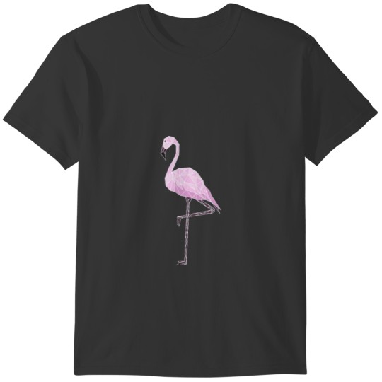 Pink glass flamingo T-shirt
