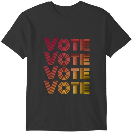 Vintage Vote Election Voters print T-shirt