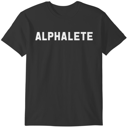 Alphalete Alpha Man Athlete Men Sport Gym Fitness T-shirt