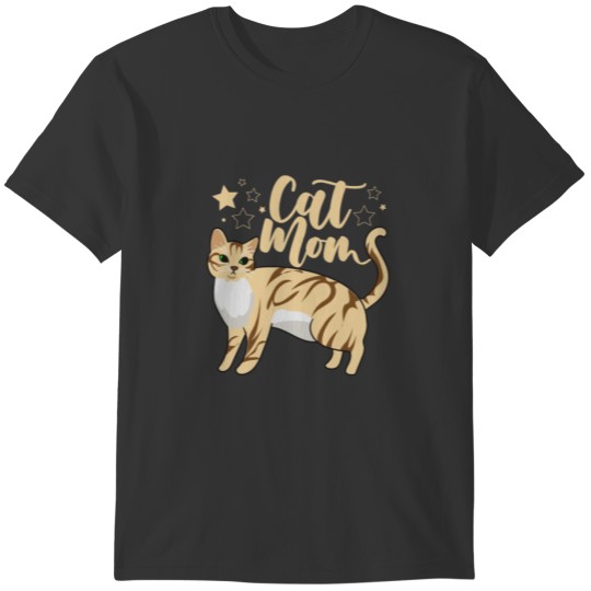 Cat mom gift cat T-shirt
