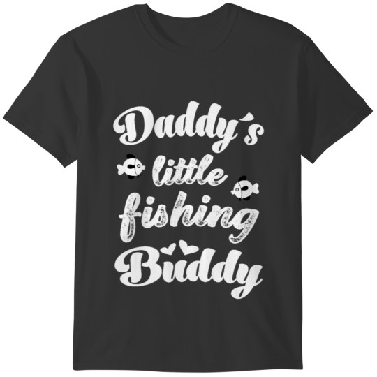 Daddy´s little fishing buddy Father Newborn Baby T-shirt