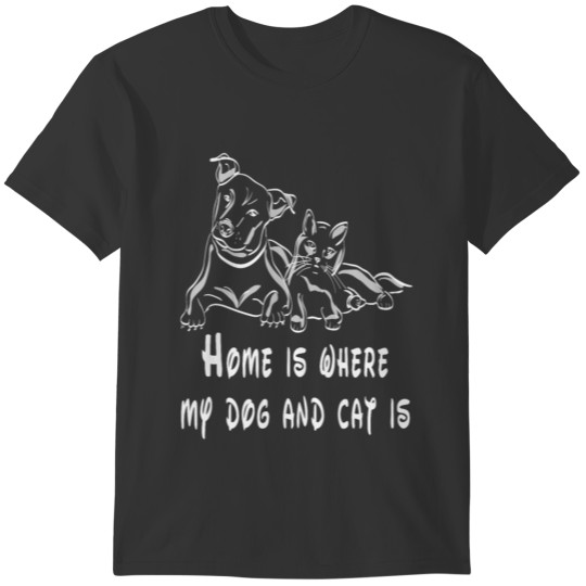 CAT AND DOG T-shirt