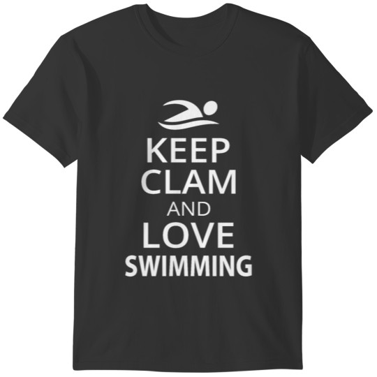 Keep Calm and Love Swimming T-shirt