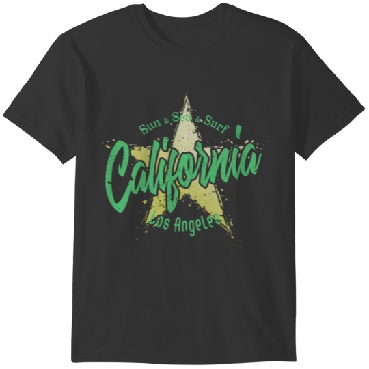 California Sun Sea Surf Los Angeles T-shirt
