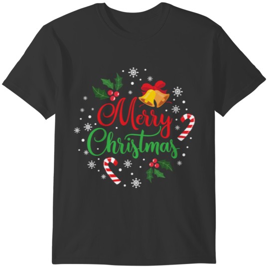 Merry Christmas Happy Family Xmas Matching Gift T-shirt