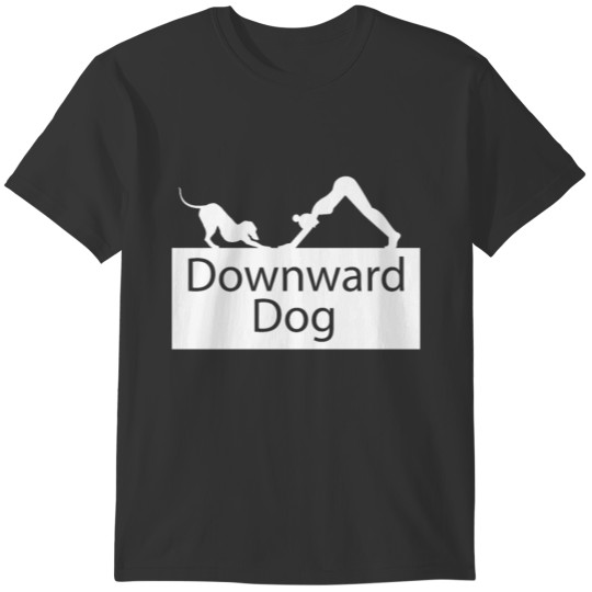 Downward Dog Exercise T-shirt