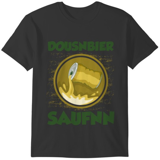 Dousnbier booze canned beer party alcohol T-shirt