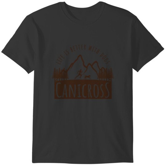 Canicross running with dog T-shirt