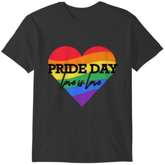 Pride day LGBT Gay Pride Queer Rainbow Love CSD T-shirt
