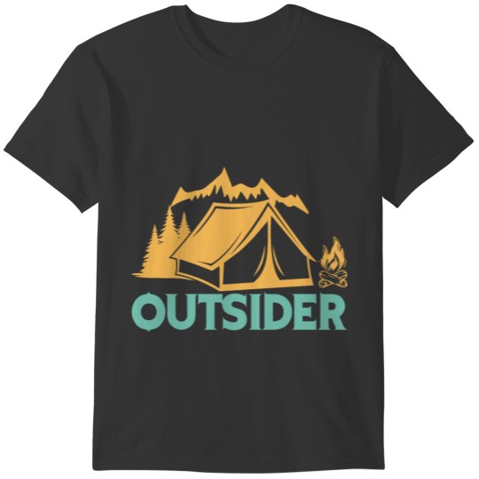 Outsider Hiking Adventure Themed T-Shirt T-shirt