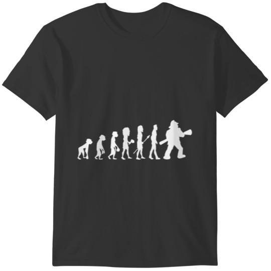 EVolution of Men Firefighter T-shirt